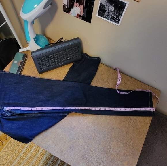 Ladies Women’s like NEW Blank NYC Dark Denim Stretch Hi Rise Jean Size 28 - Picture 12 of 12